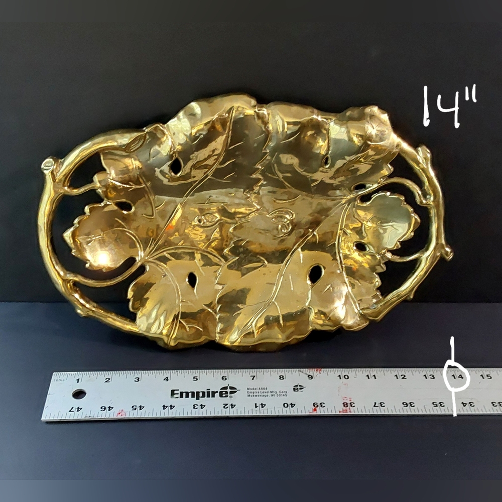 BRASS Jewelry Tray / VINTAGE